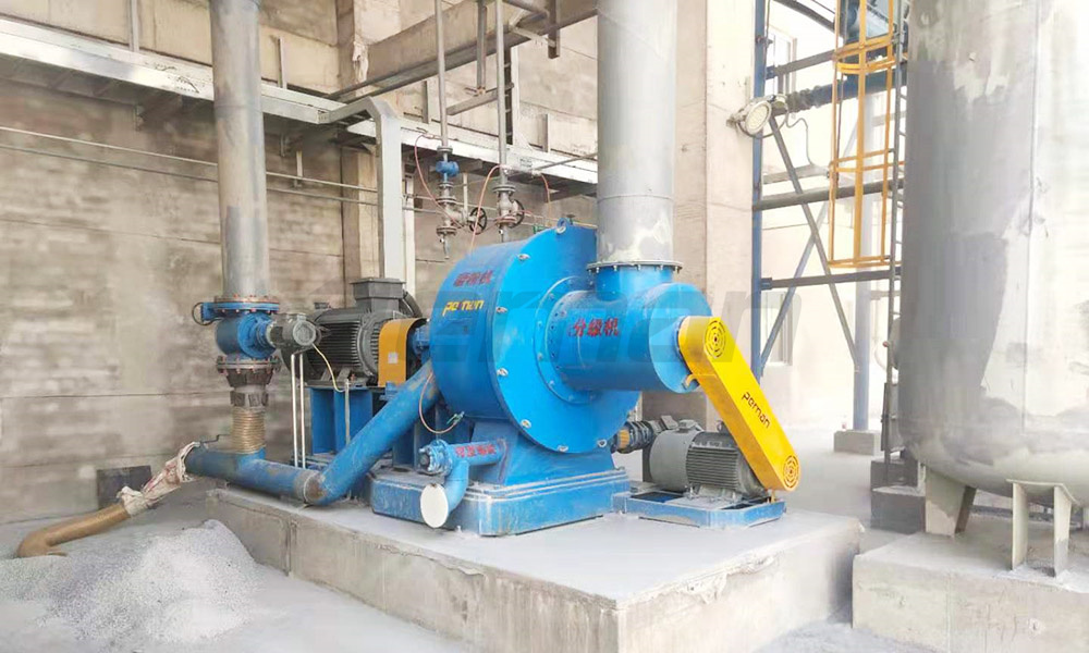 A company grinding machine project site